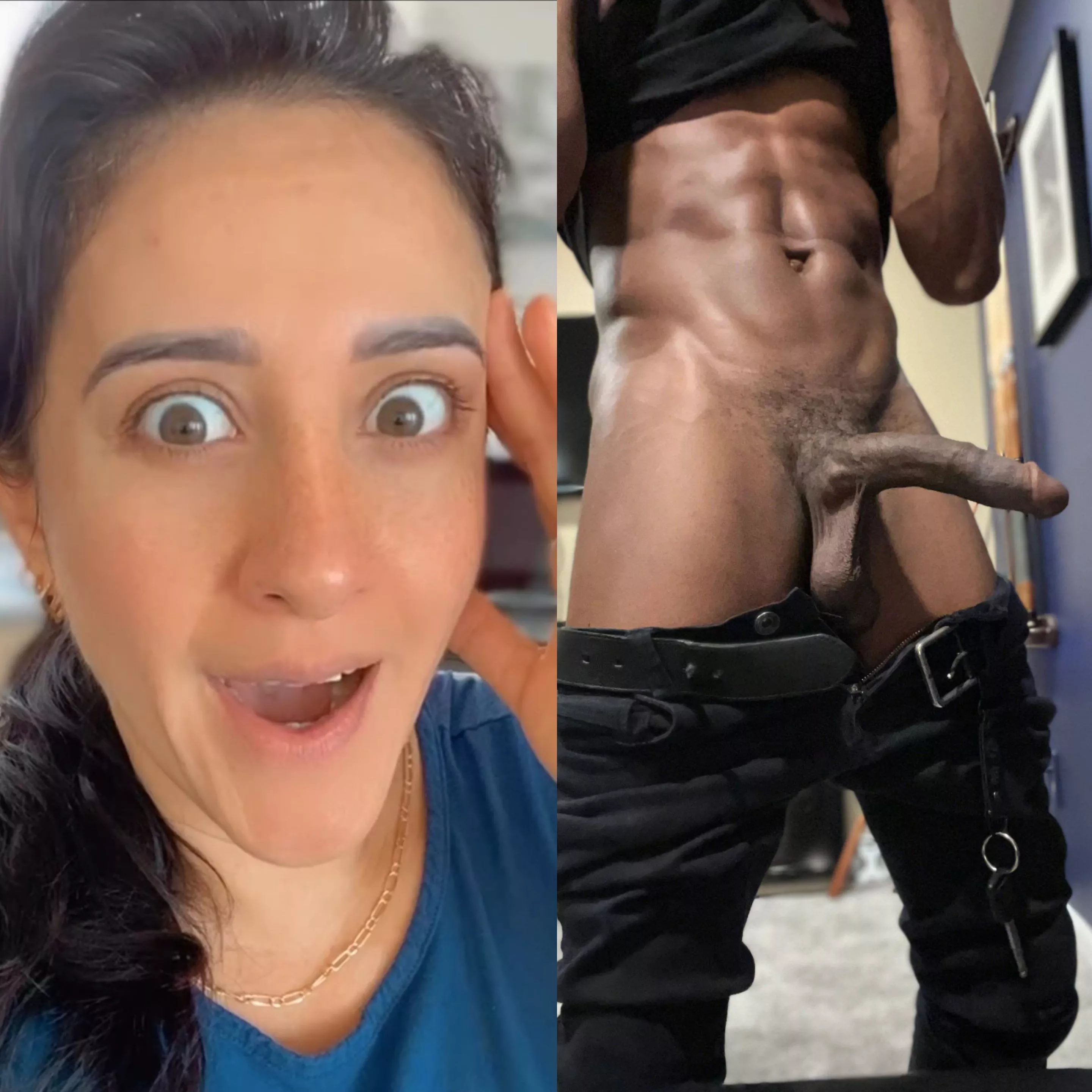 Olga's reaction when she asked the electrician 