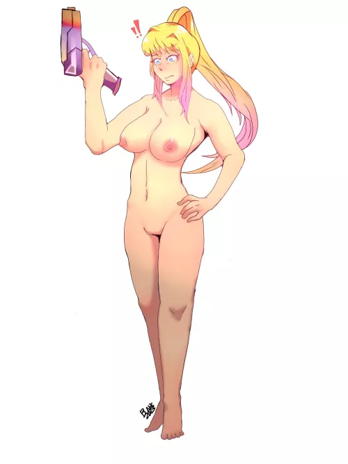 Samus [metroid] [art by me] by Bunny_012