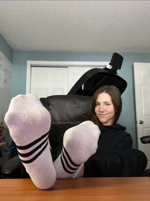 [Selling] No one has to know you have an obsession with my socked feet by LionessGoddesss7