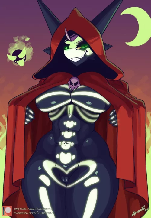 Skeleton body [F] (lyorenth-the-dragon) by RainDMask