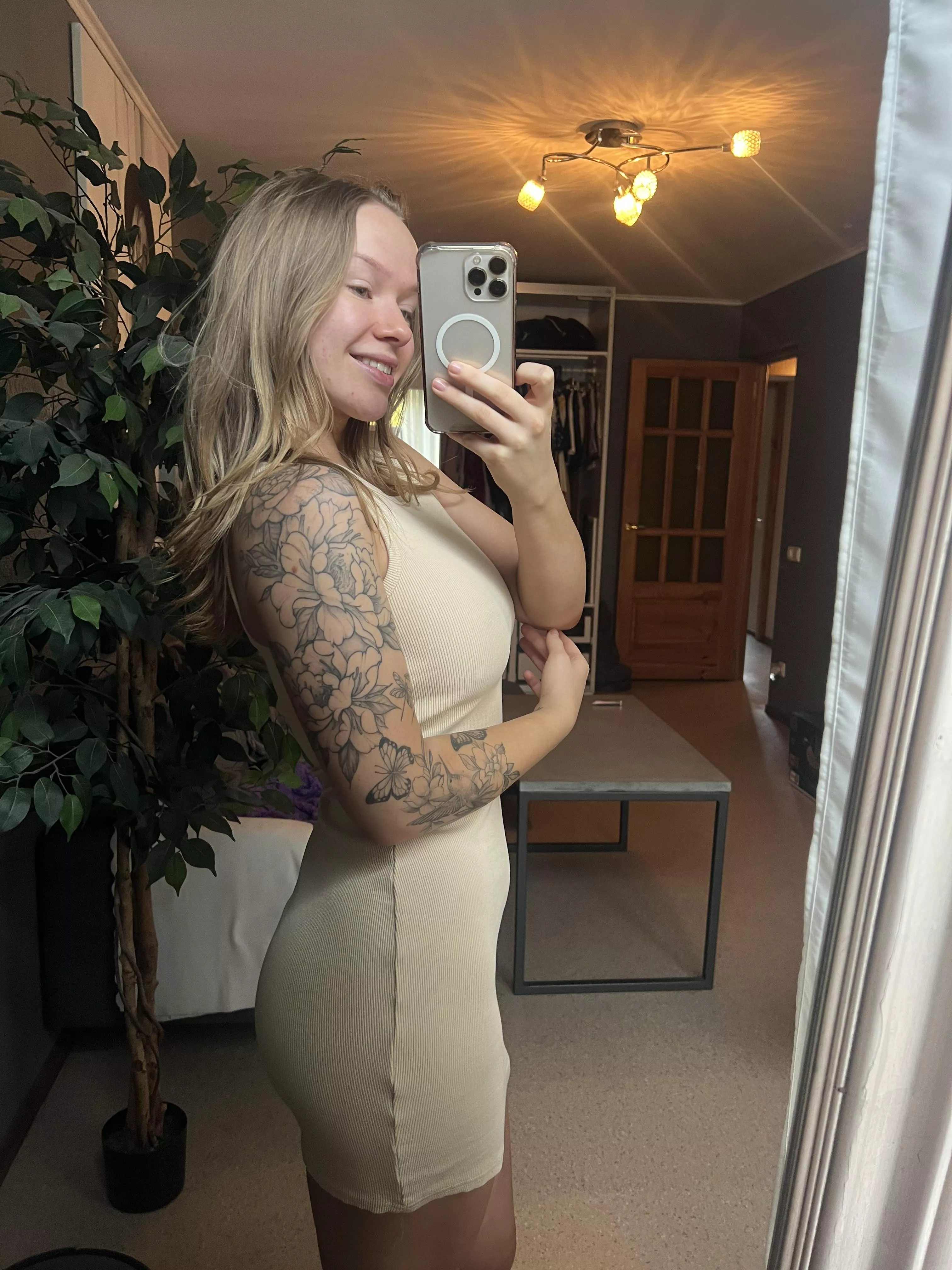 Thoughts on this dress with nothing underneath? posted by EmbarrassedBuy8407