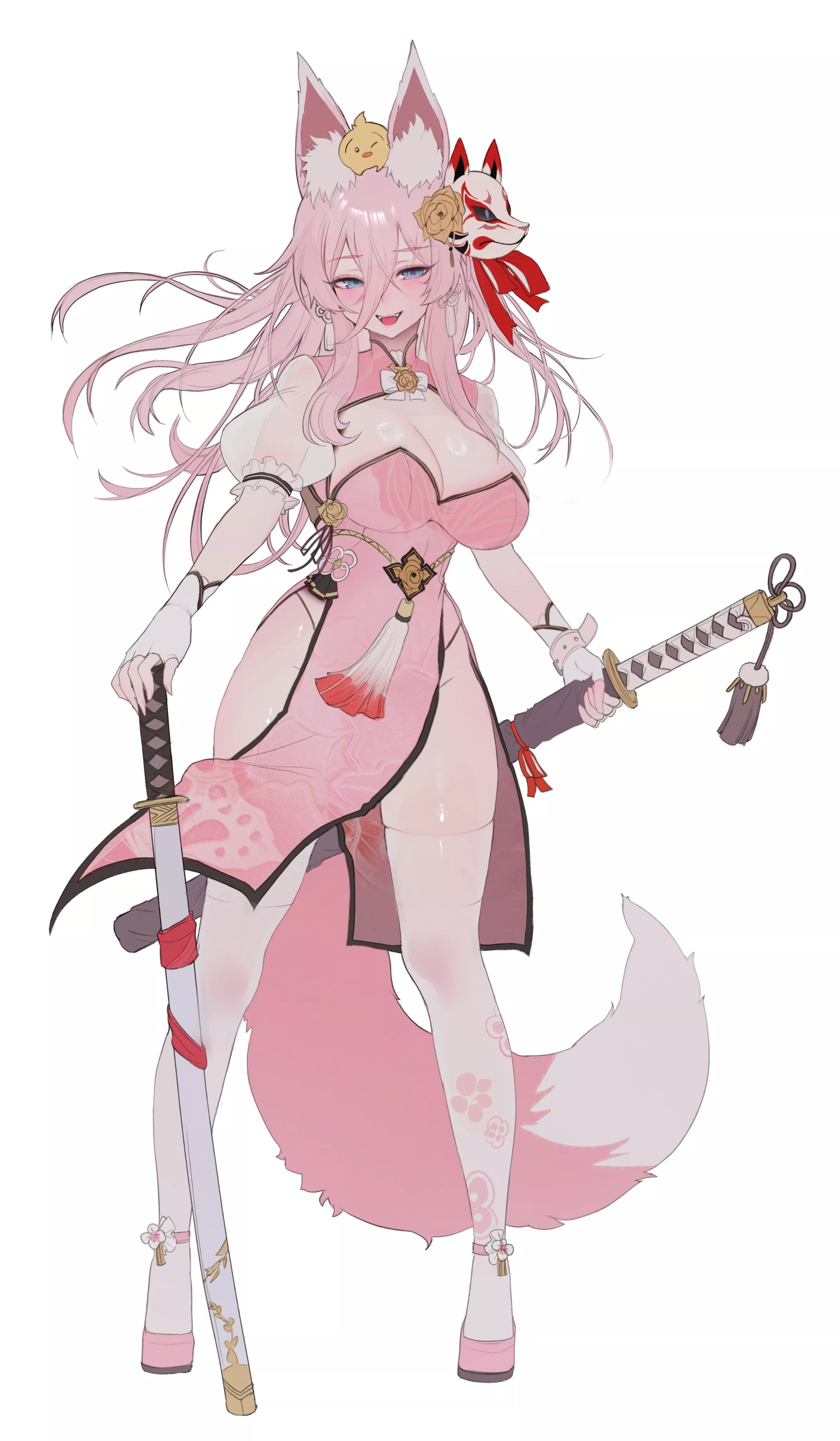 Twin Blade Kitsune Thighs [Original] posted by ArmorXIII