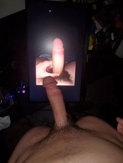 Up vote if I'm bigger than you, comment if you're bigger. by CockComparison