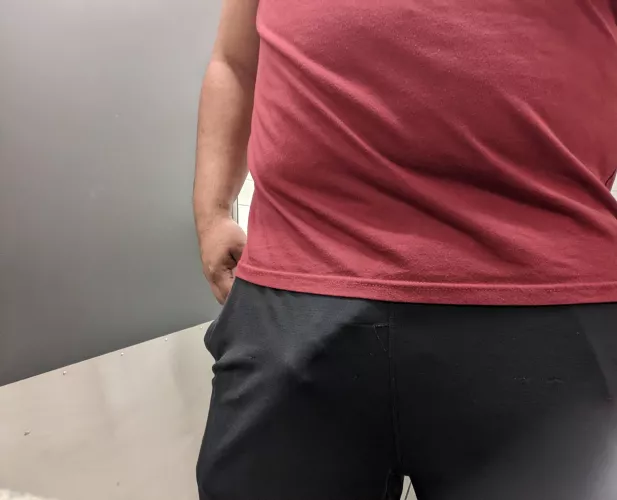 Went grocery shopping. What would u do if you saw my Bulge? by stiff_Mastodon