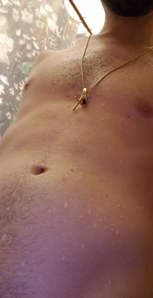 Wet in the shower by LucianBenassi