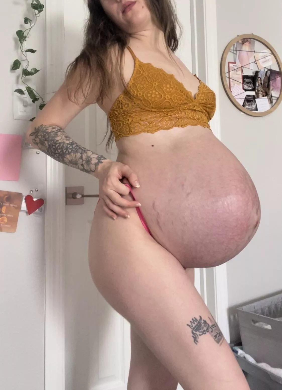 would you take a preggo with this big bump on a date? posted by mysticfaeriexo