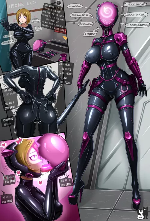 Drone TF by Rosvo (Suit Mind Control) by DarthFetish