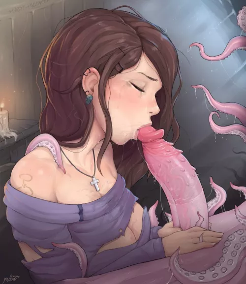 Hoping submission saves from the mind flayers…( yellow ) by snowpawgy