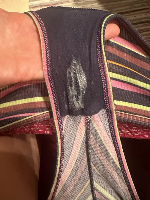 I love having a little creamy surprise in my panties. by Jay3mmm