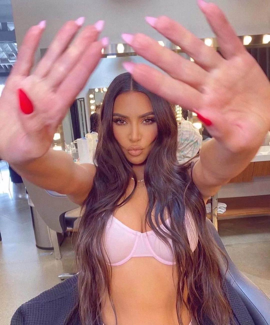 Kim Kardashian 💋 posted by XxNylonLover1990Xx