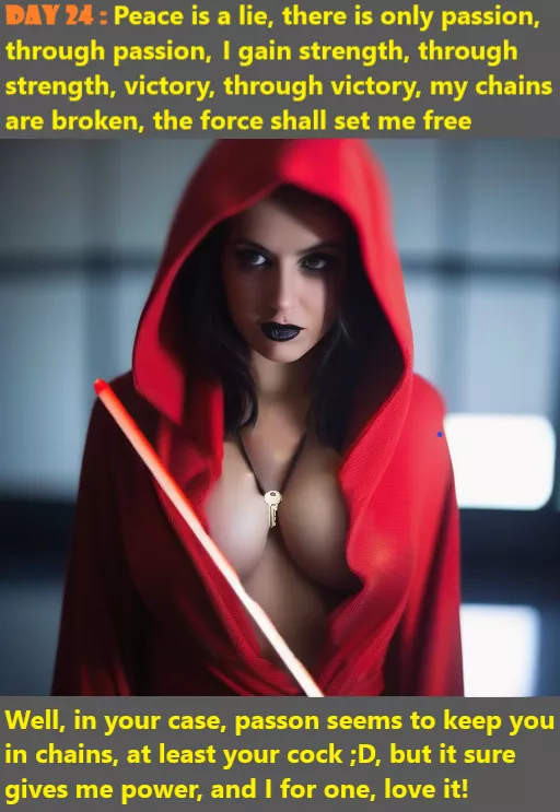 Locktober Day 24 (AI Image) posted by AdorkableComet