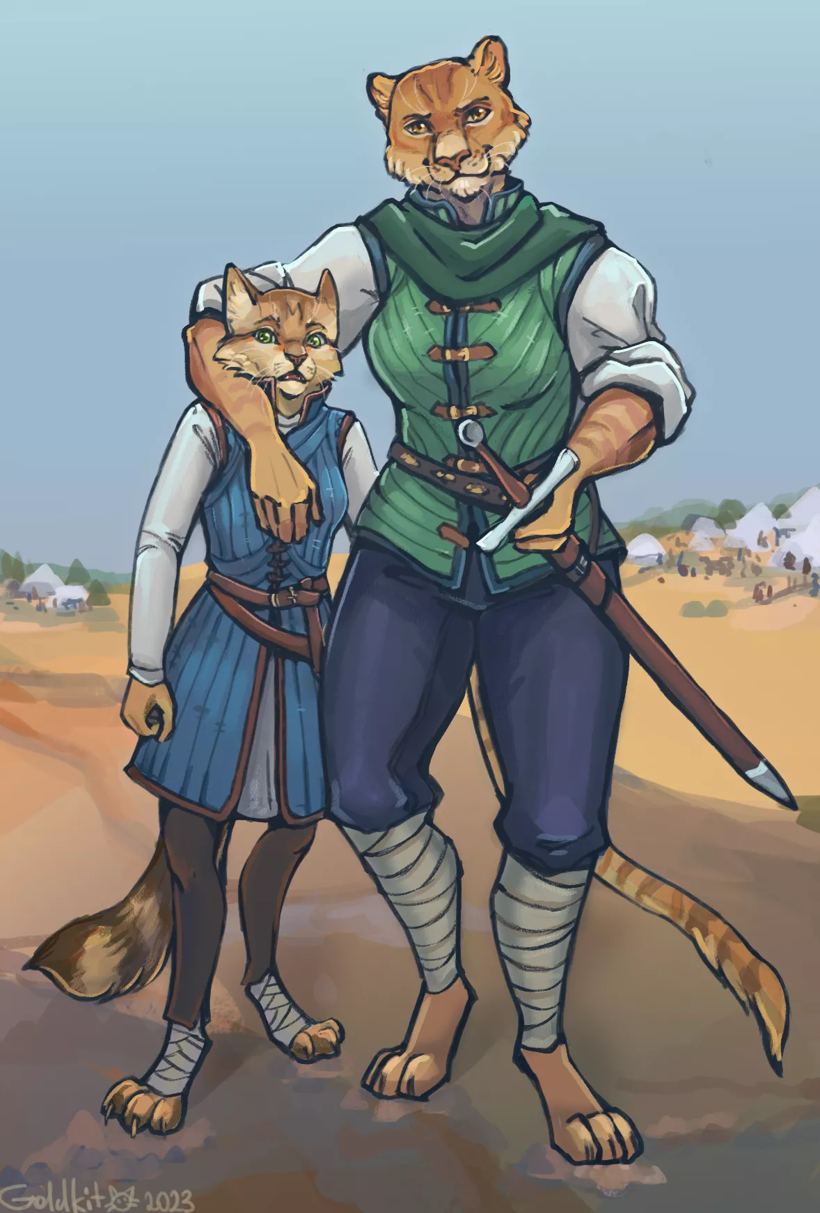 - Look how strong and brave my squire is, let's test her strength! - Pls, I don't want to be here... [art by me] posted by AureateCrocus