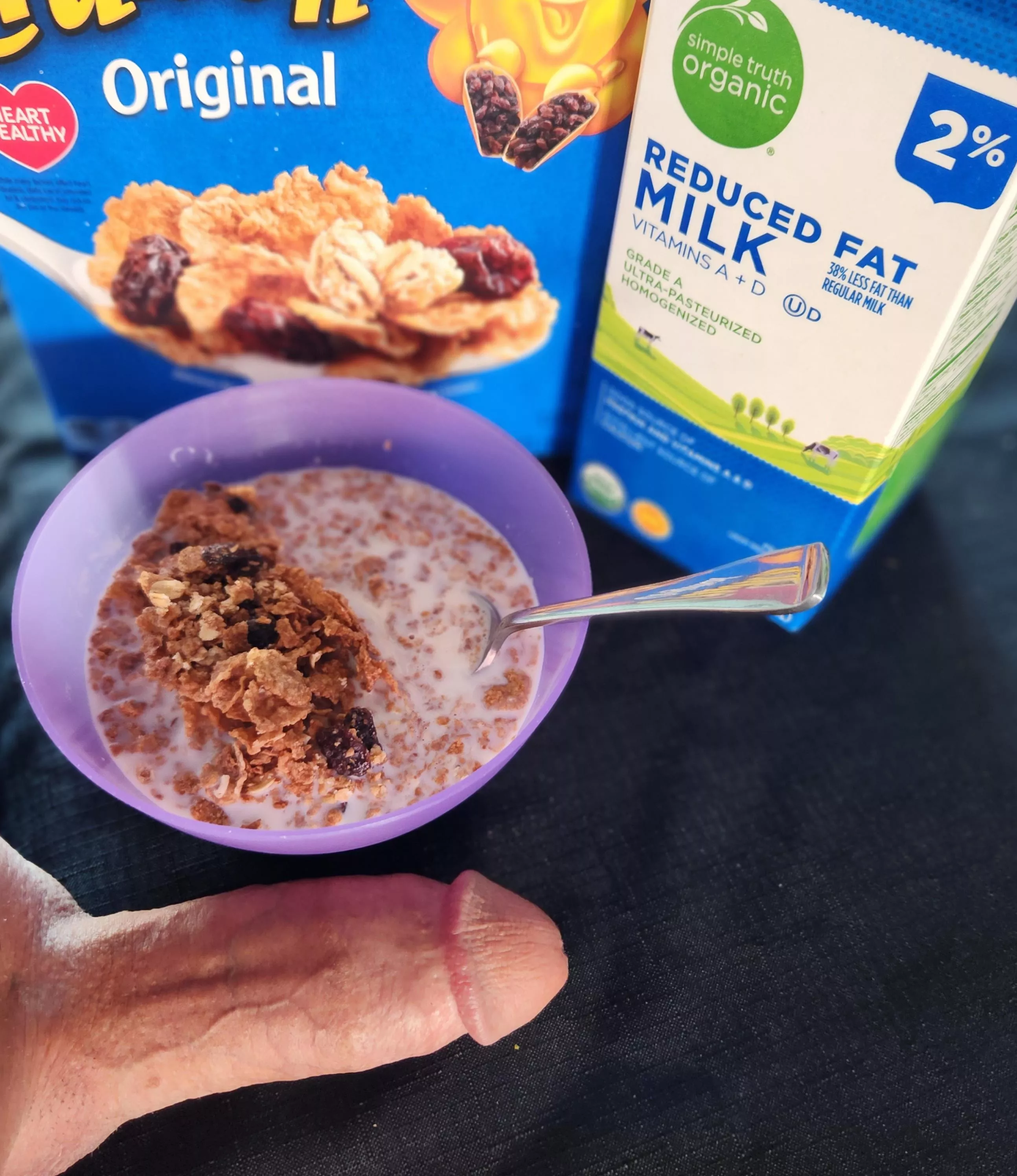 My breakfast food has gone wild too. posted by Munkafust