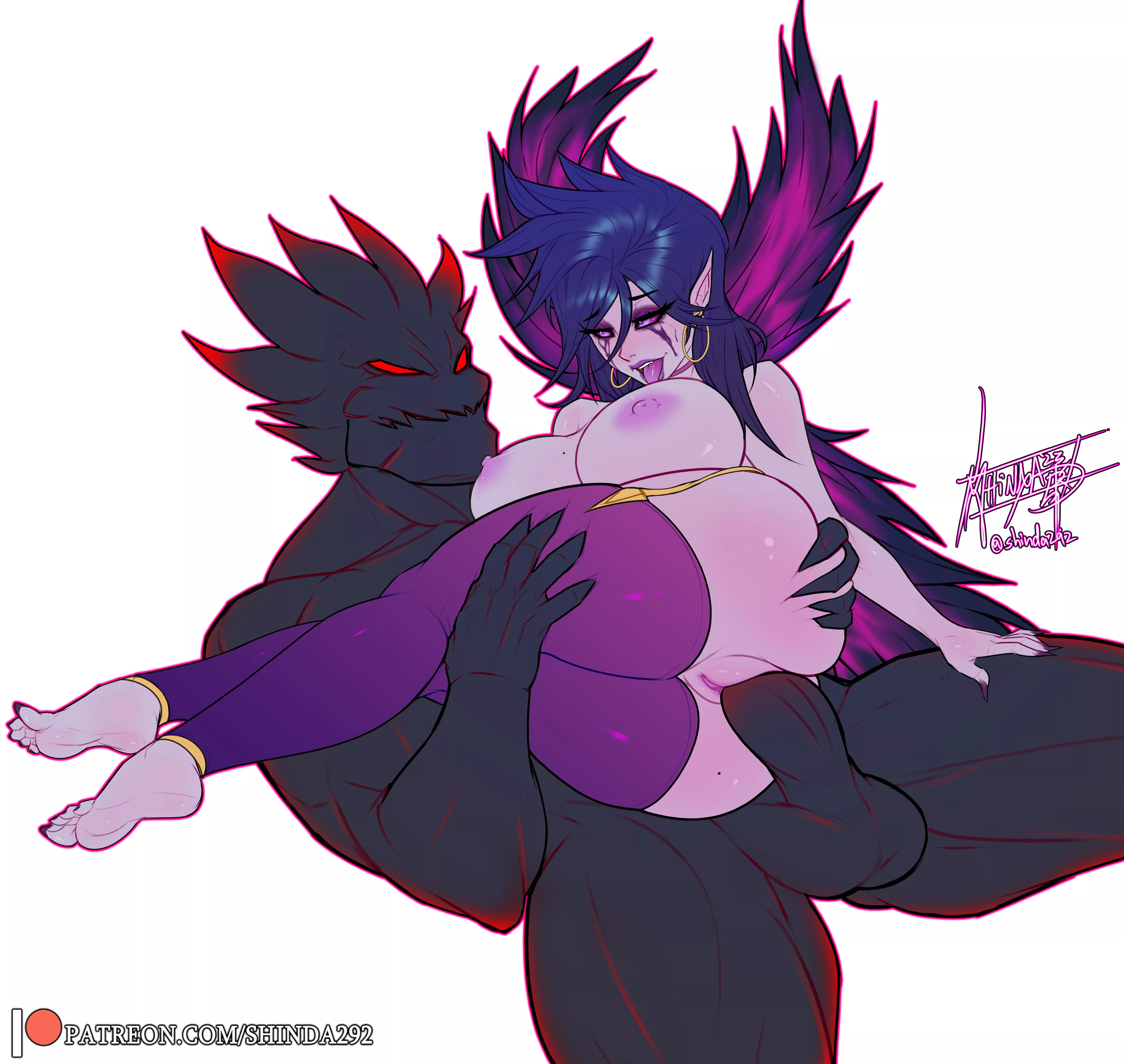 [OC] Morgana in Stockings getting her fat Gothussy Plapped (Shinda292) posted by Shinda292