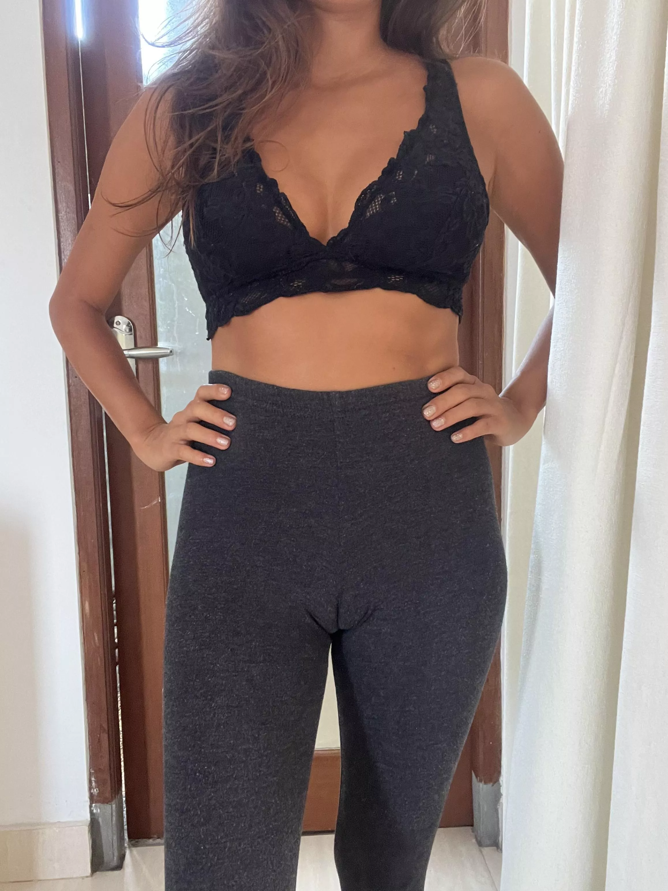 Right after gym. little sweaty down there posted by MandyHeels