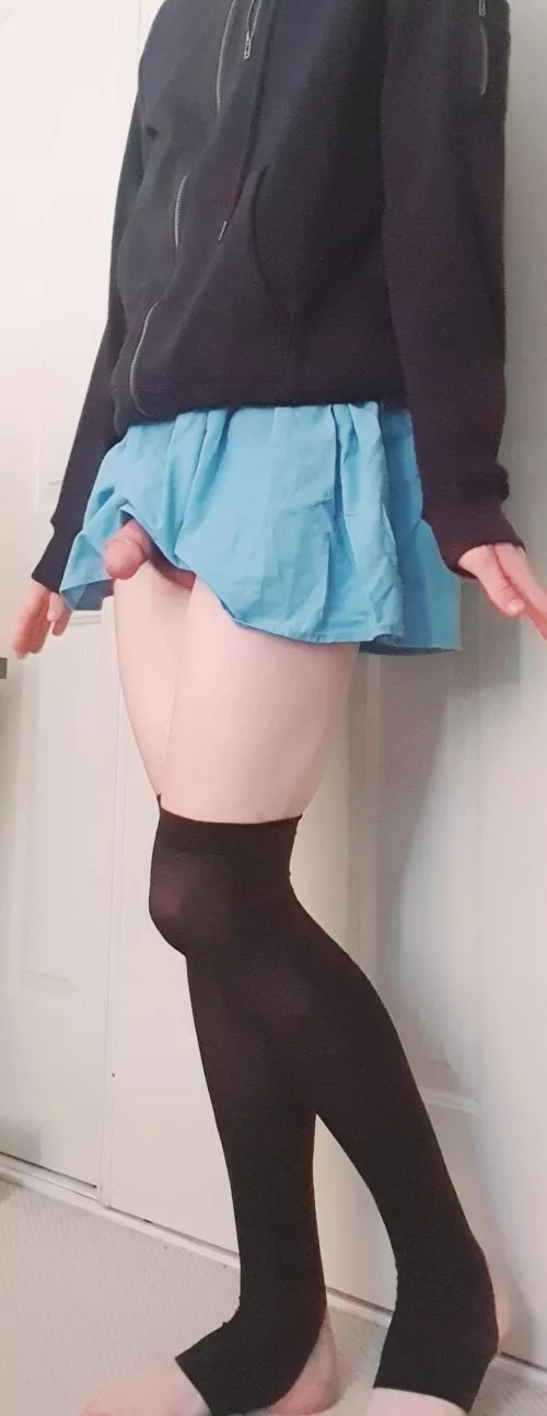 Should I go out with my skirt like this by femboyhelix2-0