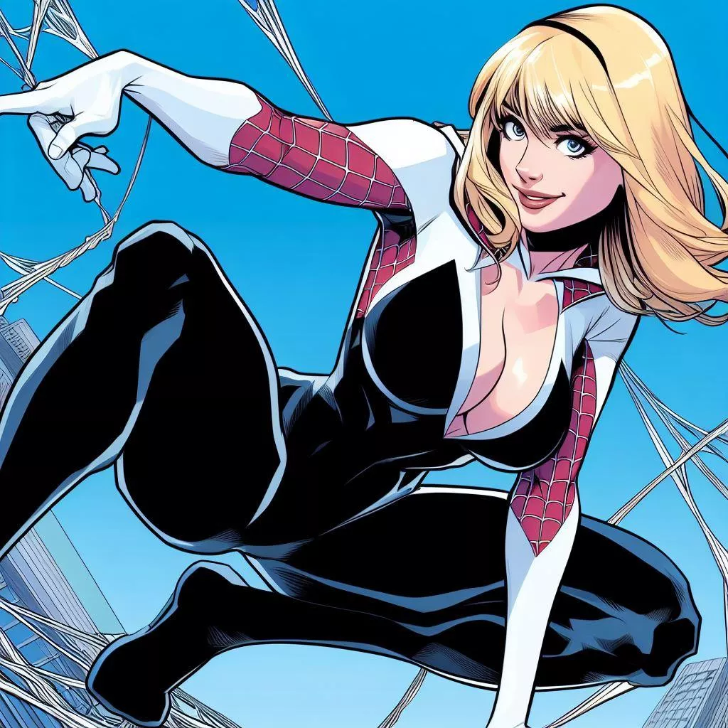 Spider Gwen's new suit posted by Western_Ad6420