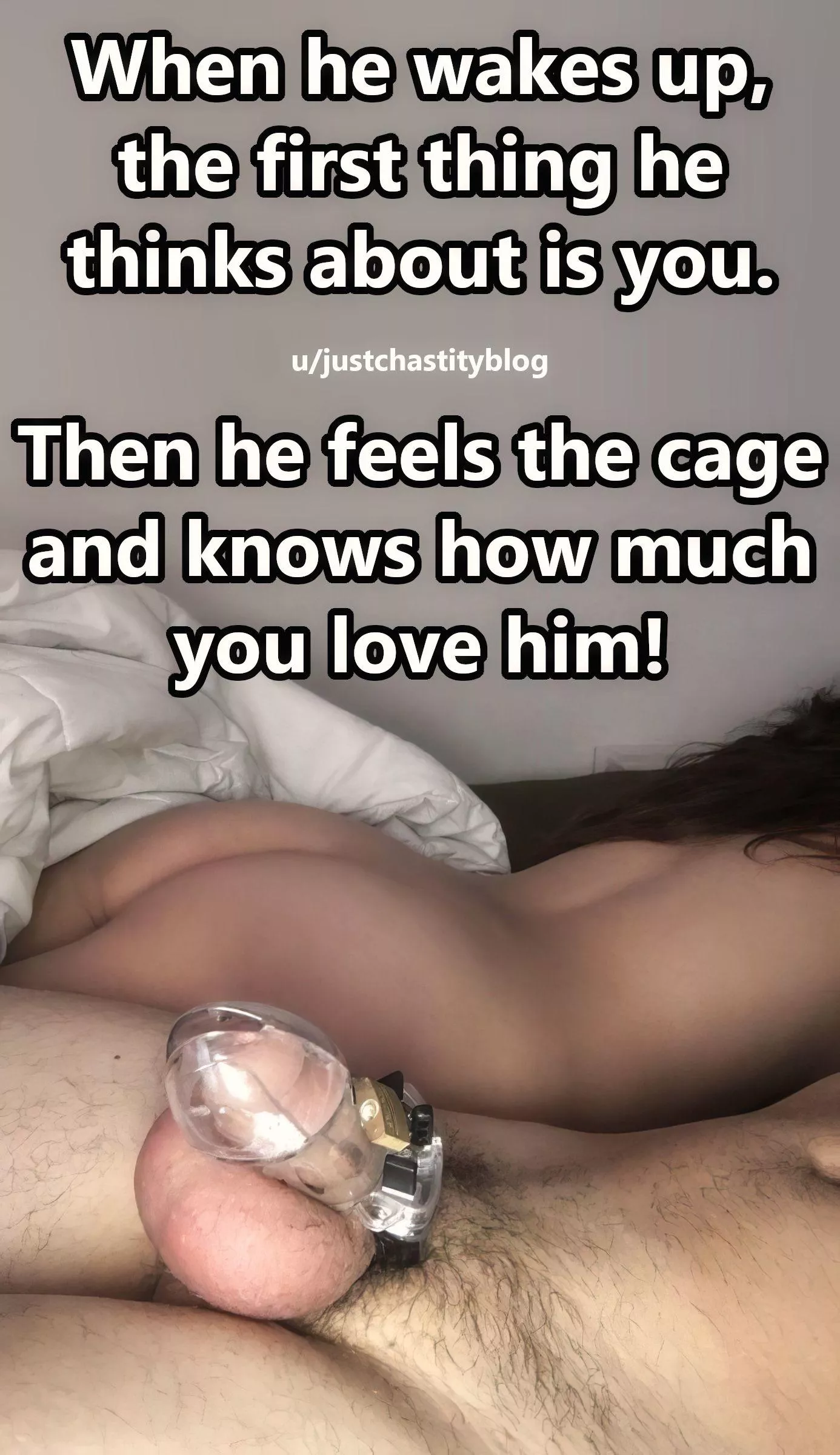 That's how it works! posted by justchastityblog