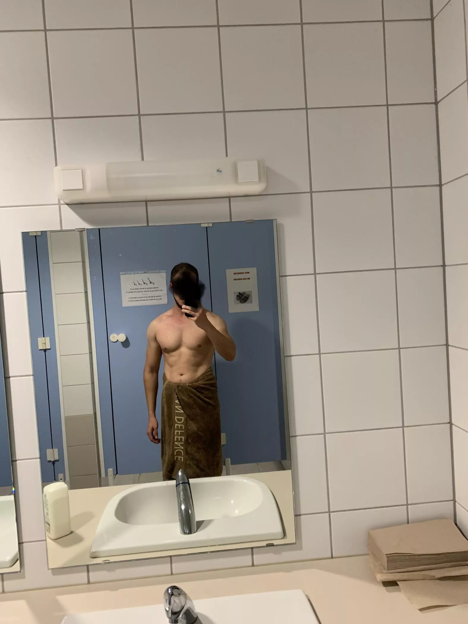 Want me to drop the towel? posted by deaconst91