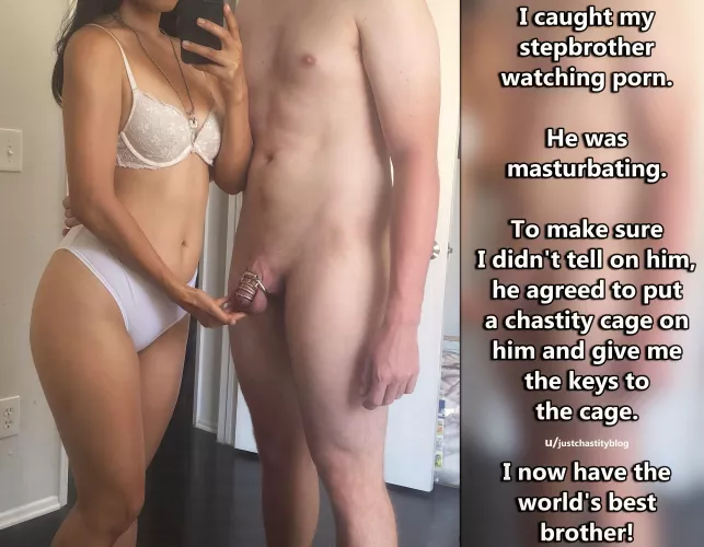 Your stepsister shamelessly exploits this! by justchastityblog