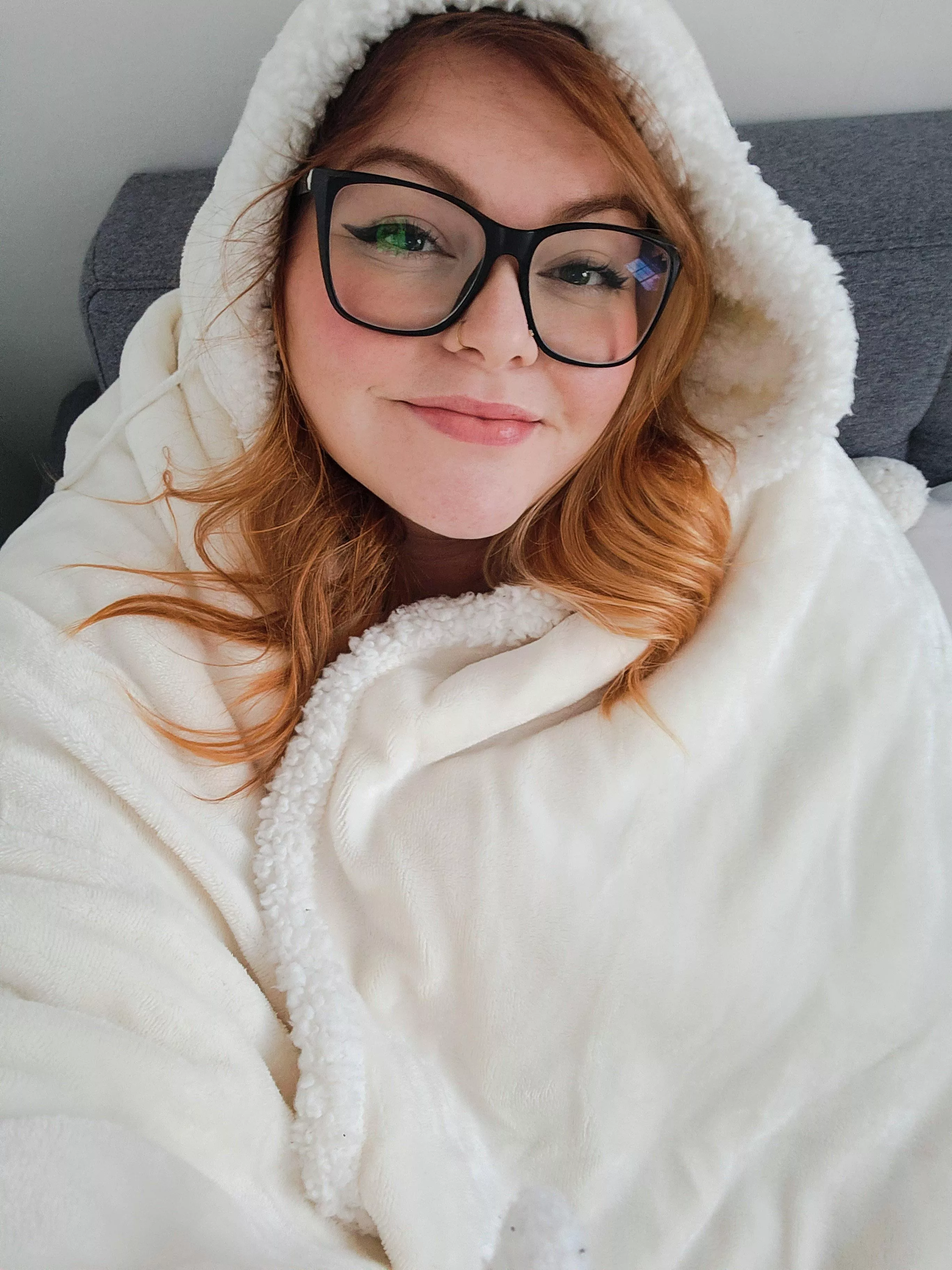 All blankets should have hoods like this 😊 posted by EmberAdams4