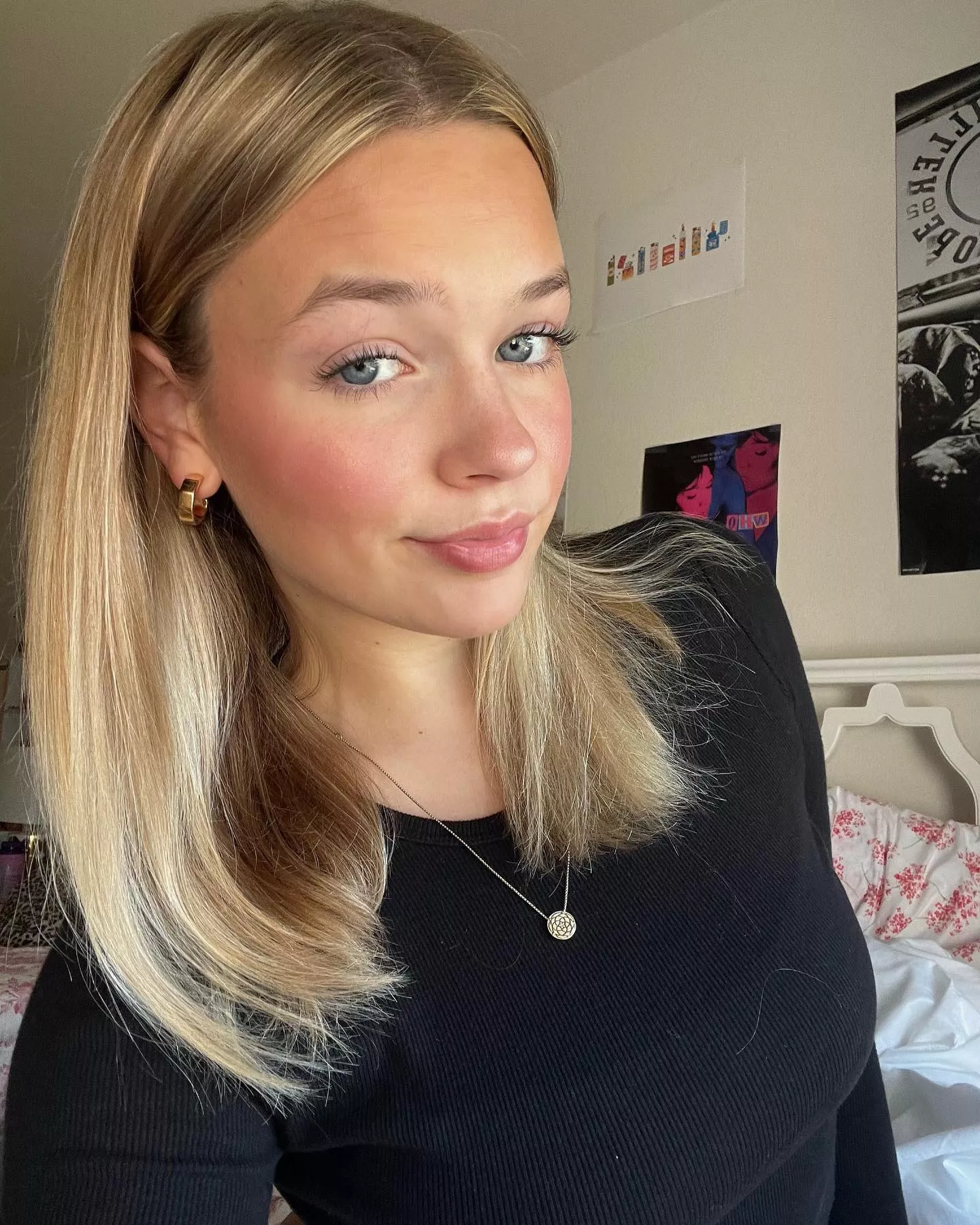 Blonde in black posted by Practical-Kitchen194