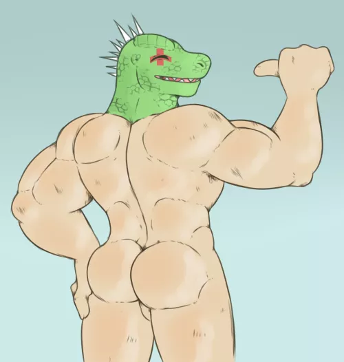 [Dorohedoro] Kaiman ass (flesh4momo) by LOZLover90