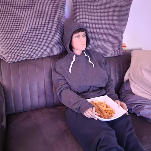 First she takes my seed then my cloaths and nouw my food !! by Dark_Krafter