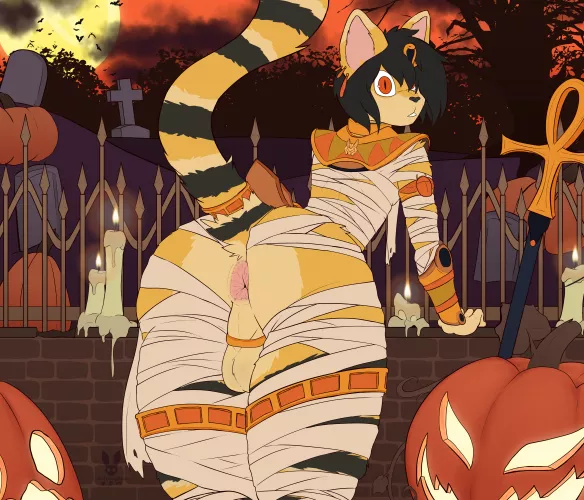 Halloween mummy (cutefckngbunny) by Kurrta