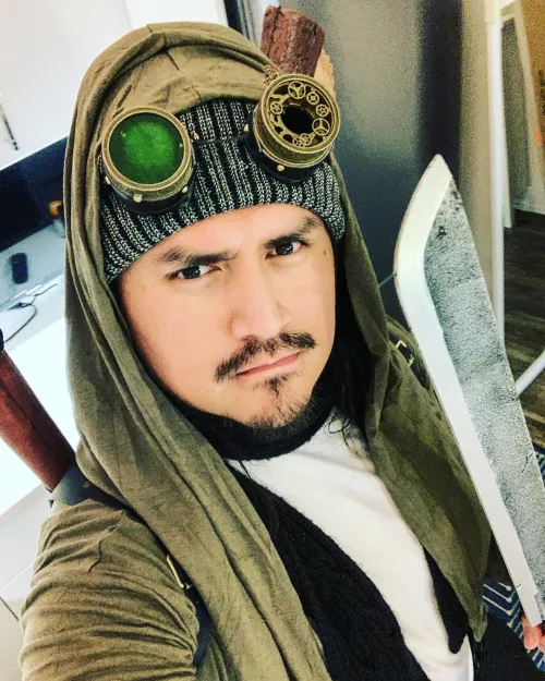 Hi, new here - pic of me trying to put together a last minute Halloween costume LOL by ValencioDeLaVega