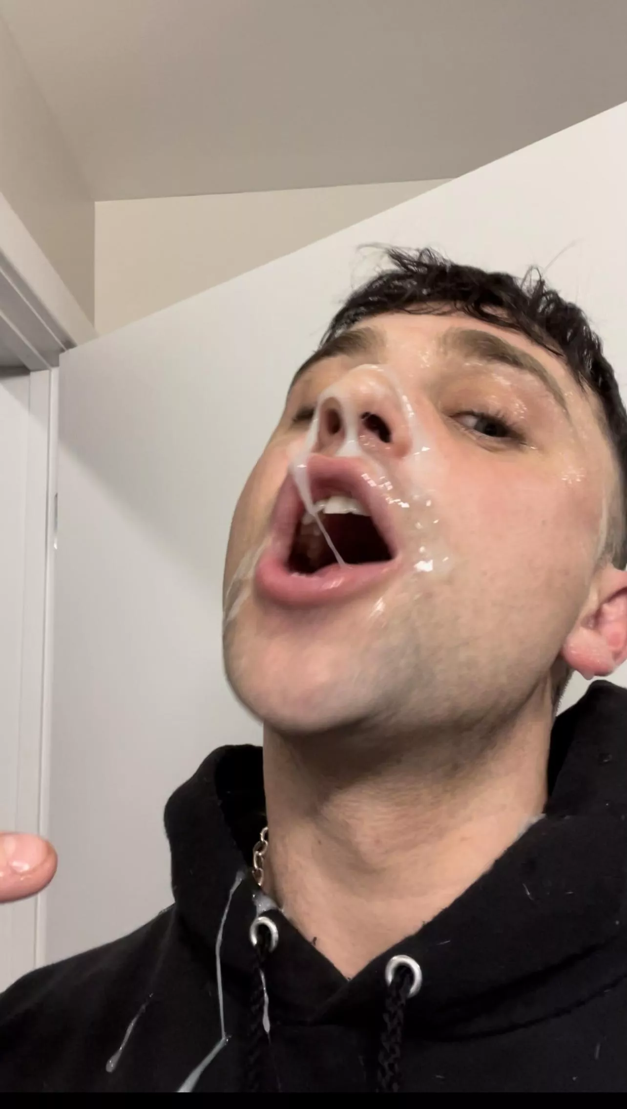 I always eat my mans load after he's busted on my face posted by 777RichHarring