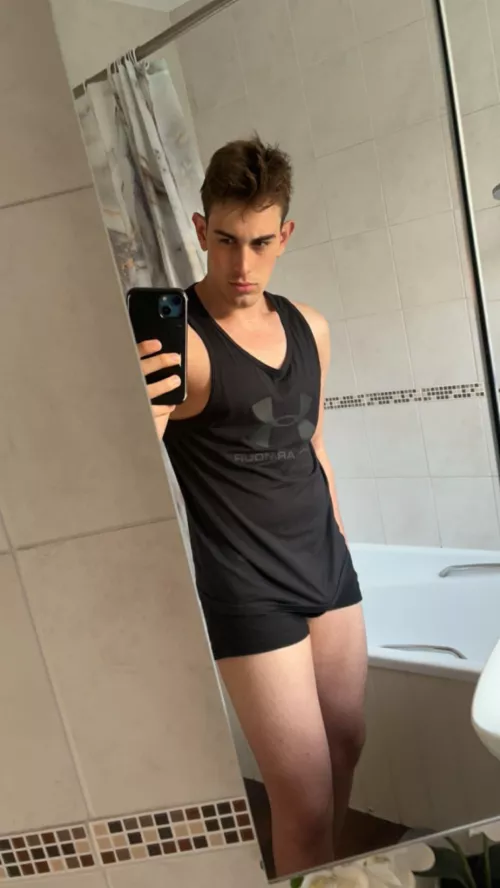 I walk around the house with nothing below, just underwear 😇 by AlejandroRose03