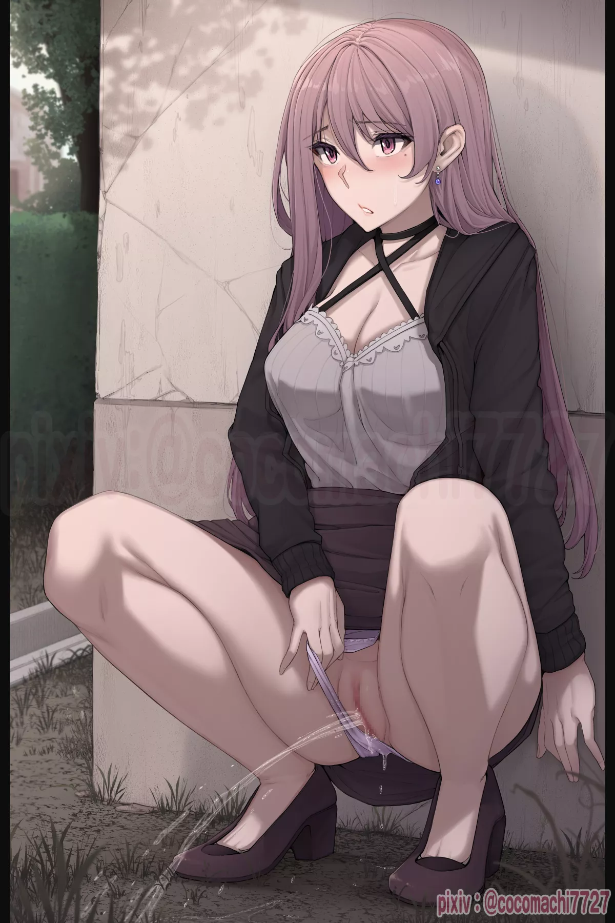 Milf forced to pee in public posted by GeraldOfRivia08