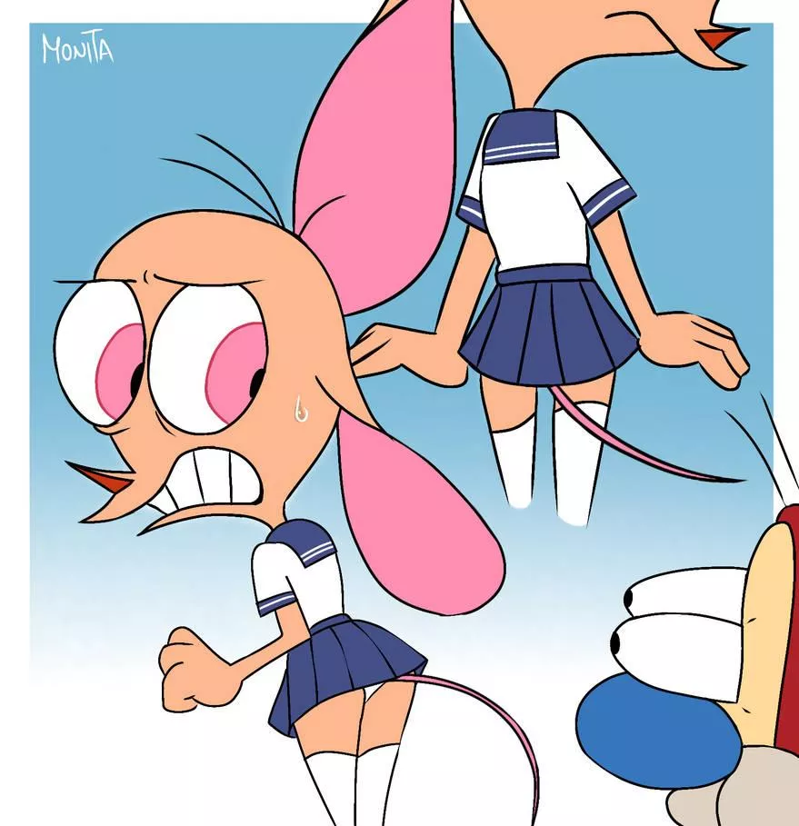 Ren wearing school uniform posted by aliyal007