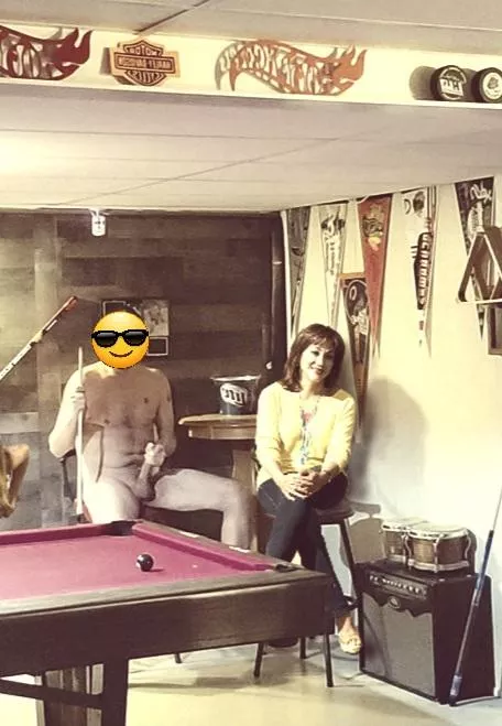 Shooting pool at another CFNM party posted by United-Soft7623