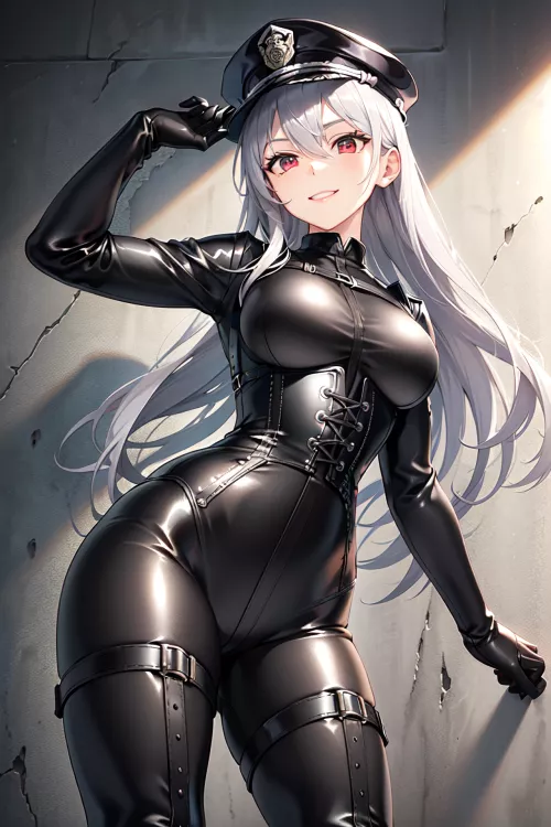 Silver-Haired Dominatrix by CheetahSperm18