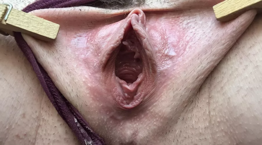 Spread apart with the panties by TrueVeela