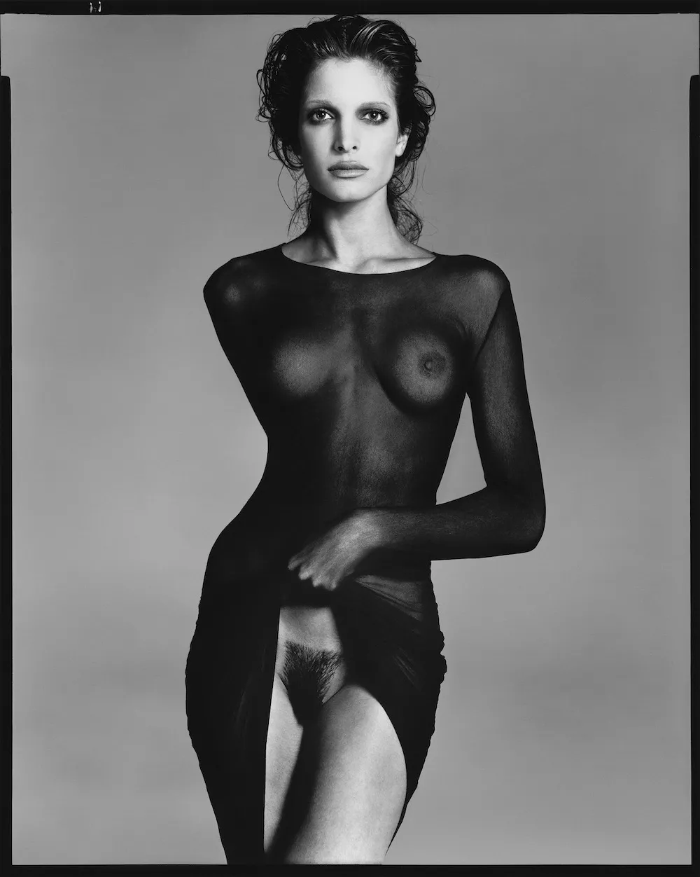 Stephanie Seymour, Dress by Comme des Garcons, NYC May 1992, by Richard Avedon posted by Gothmoggie