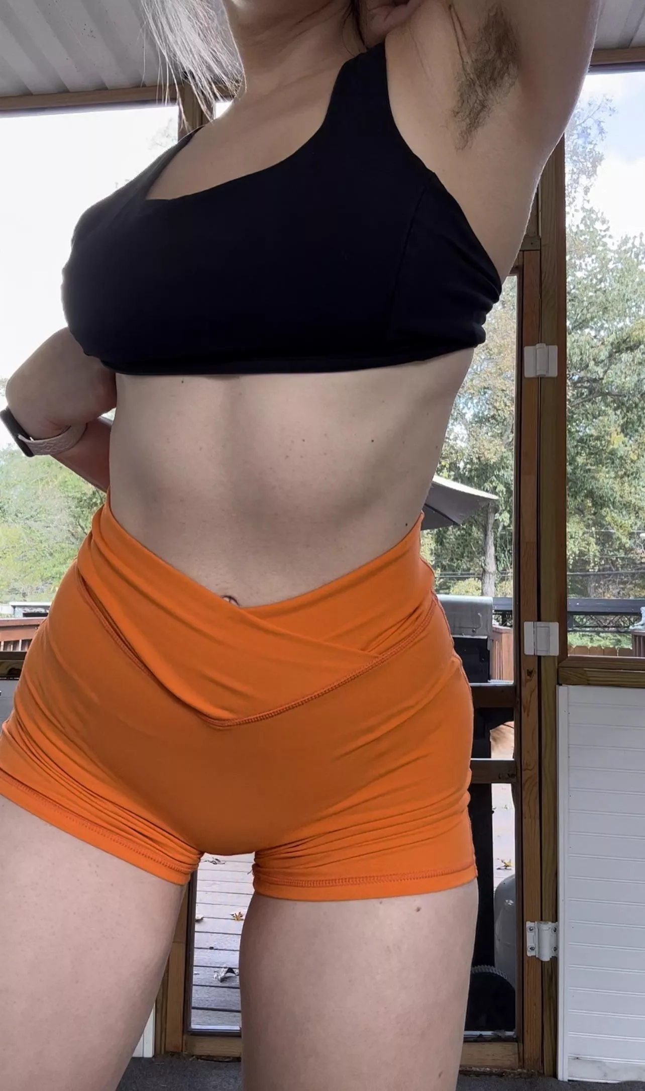 Think anyone at the gym noticed? posted by Missy-Gold