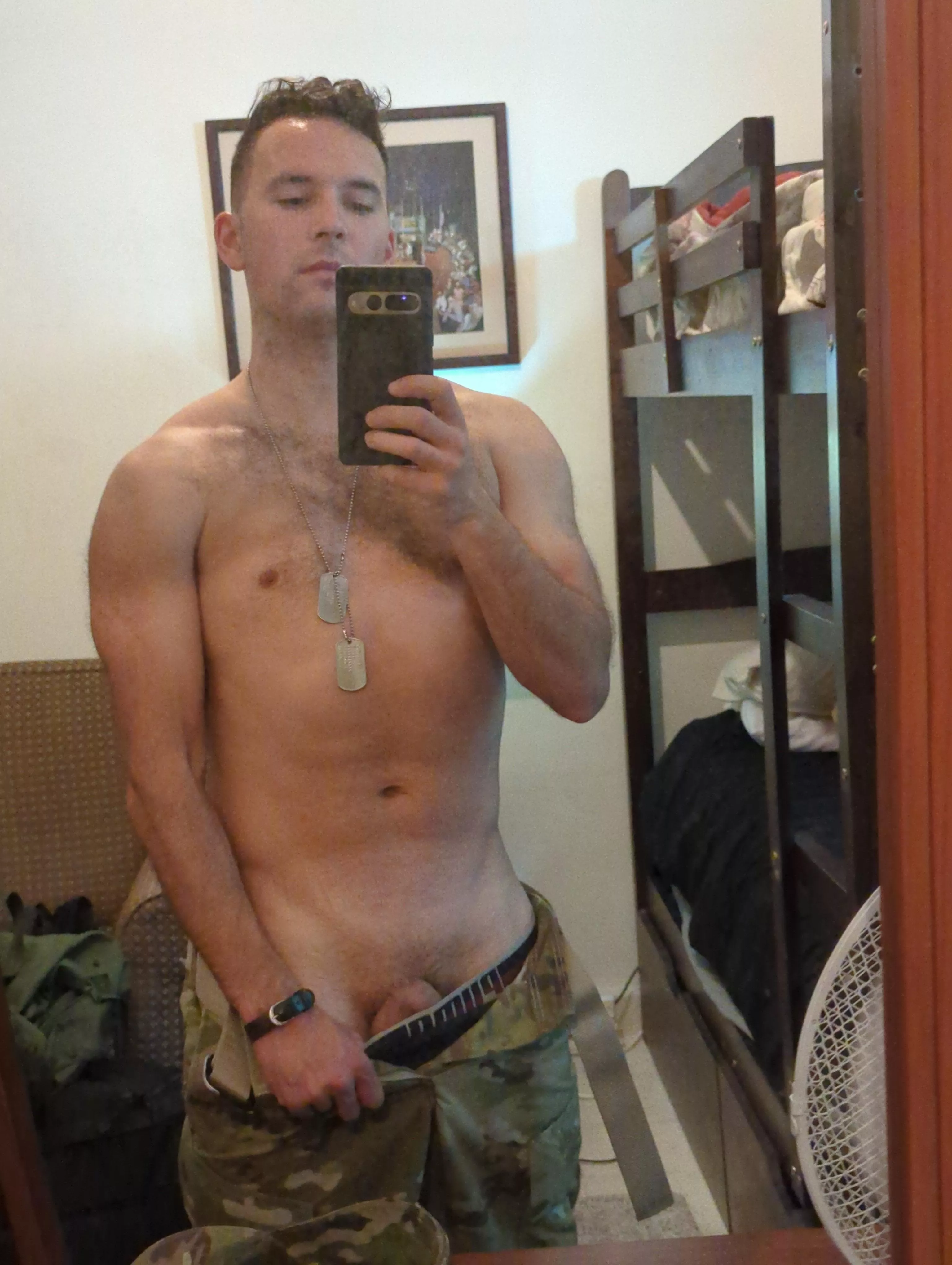 This deployment has got me so tired and so stressed and that just makes me hormier than ever posted by Comfortable_Brain540