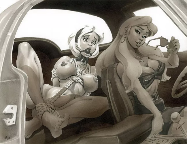 Tina Drives Anya [Andy's Dames] by Chill-Ninja