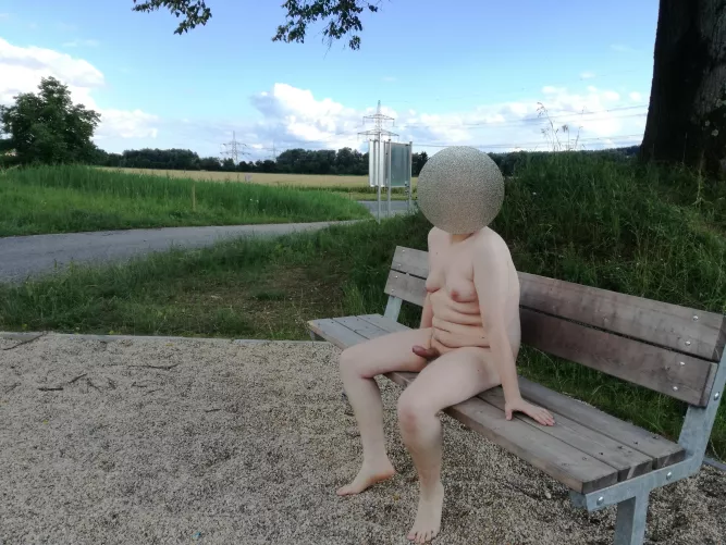 A short rest next to the cycle path. by expelledfromreality