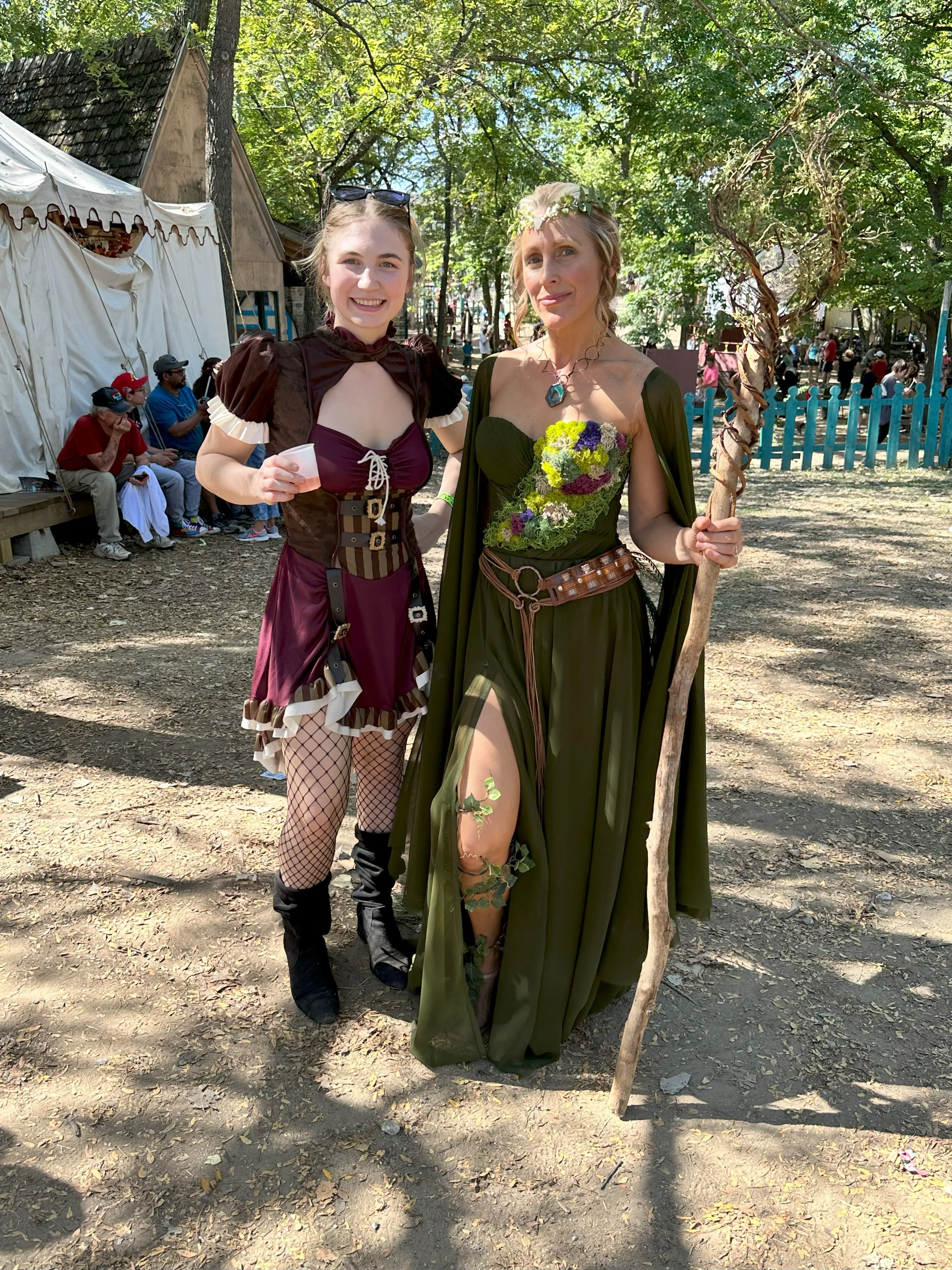 Forrest elf with me (on the left) - the maiden of the woods posted by LexiMoran