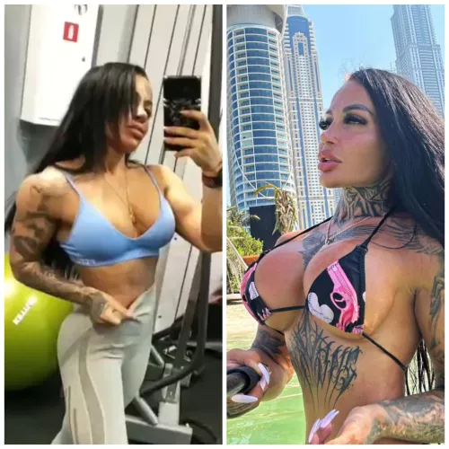 From goth gym girl in Russia to a bimbo tattoo queen in Dubai by coedolsz