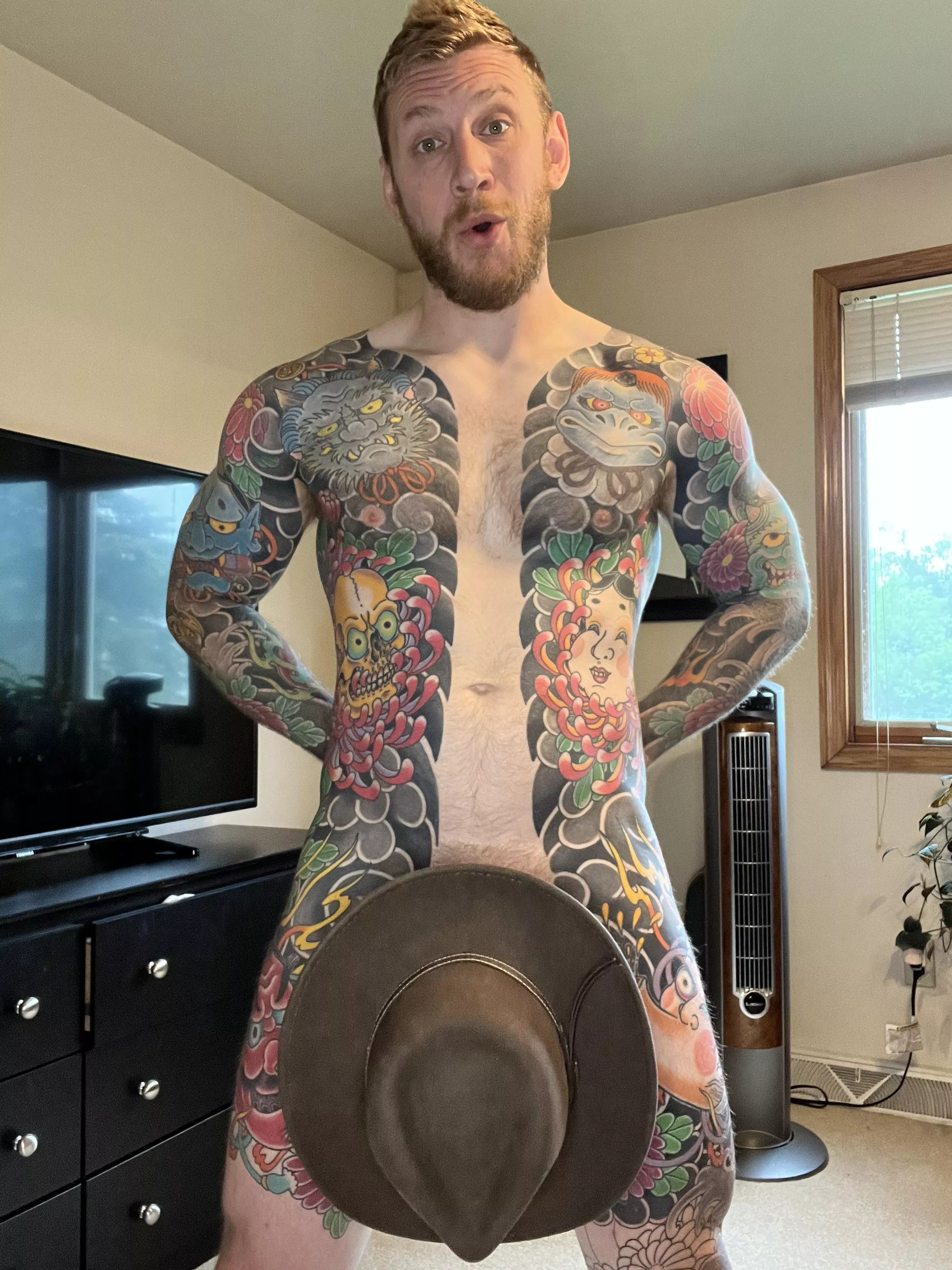 Hats off to you 😜 posted by onebigtattoo