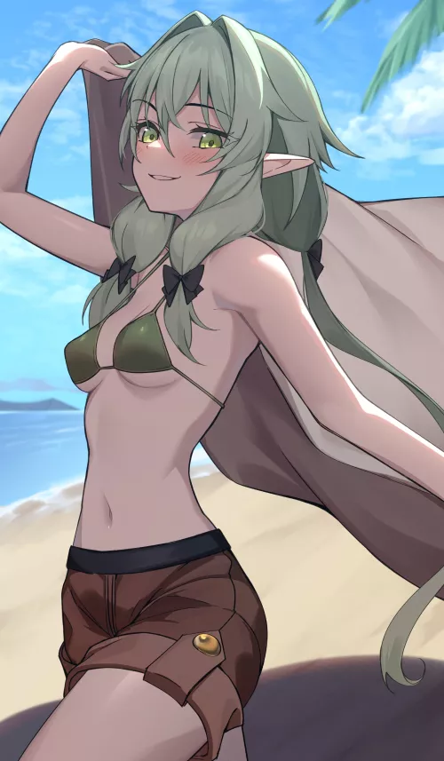 High Elf Archer Swimsuit by LetMeSeeYourTitsGirl