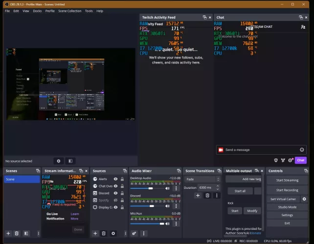 How do i remove RTSS/Afterburner OSD from OBS without turning off OSD? by 703Bugeye