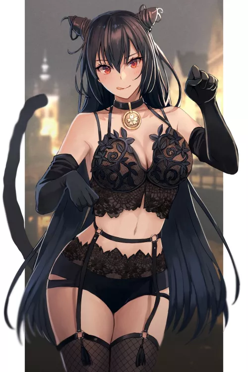 Lingerie catgirl by MxSummer