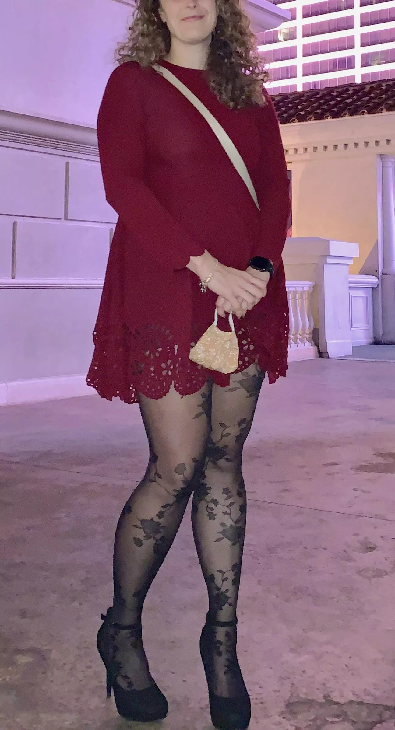 One of my husbands favorite pair of tights, while strolling around Las Vegas. We will be back soon! posted by Kmmc1976