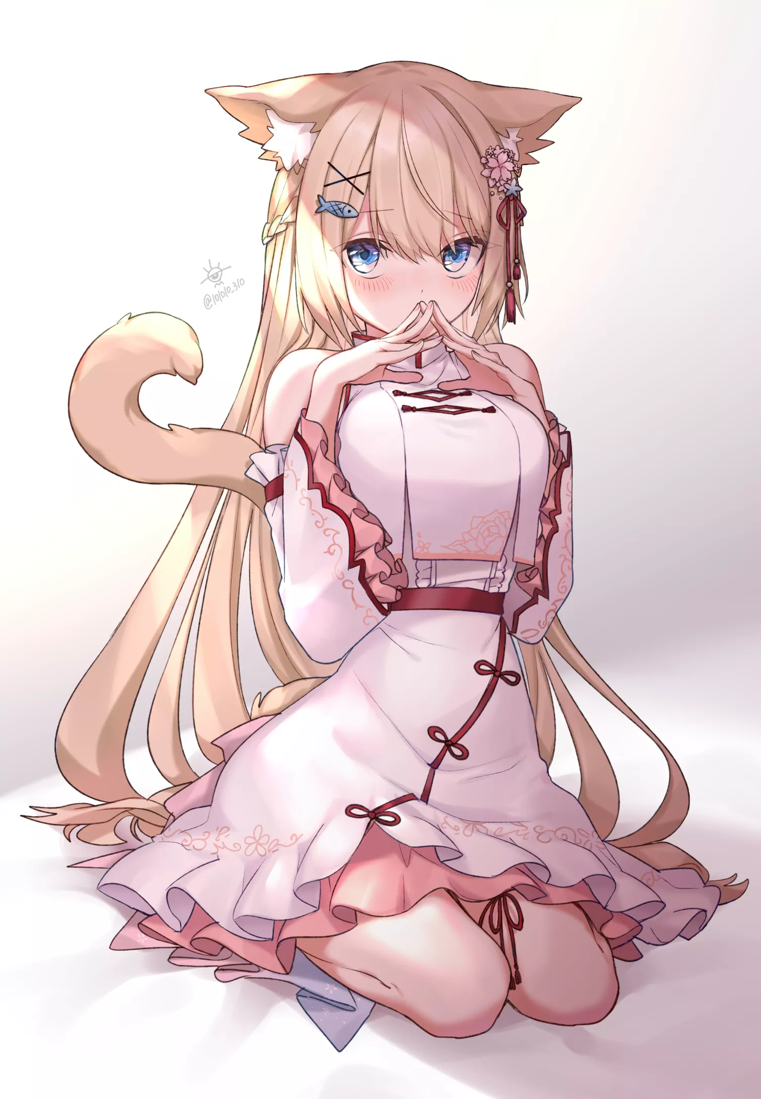 Serena Hanazono being embarrassed [Sato] posted by Arcaeca2